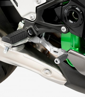 Hebel Bremse Puig 22124P für Kawasaki Z900 (17-26) in der Farbe Silber