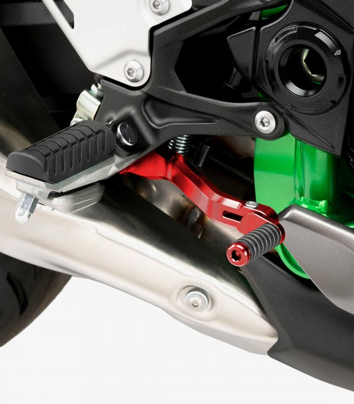 Hebel Bremse Puig 22124R für Kawasaki Z900 (17-26) in der Farbe Rot