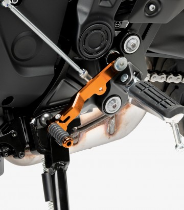 Palanca Cambio Puig 21779T para Yamaha Tracer 7/GT, MT-07 / Pure / Y-AMT (21-25) color Naranja