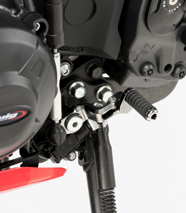 Palanca Cambio Puig 21469P para Yamaha Tracer 9 / GT / GT Plus / Y-AMT, MT-09 / SP (21-25) color Plata