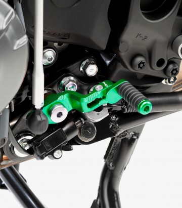 Hebel Schaltung Puig 21469V für Yamaha MT-09 (21-23), Tracer 9/GT (21-23, 25-26) in der Farbe Grün