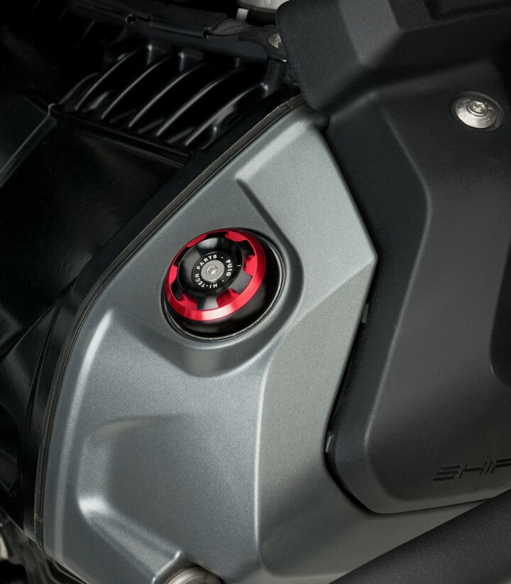Tapón Cárter Track Puig Rojo 20345R para varios modelos de BMW