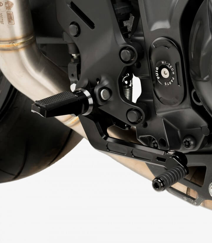 Hebel Bremse Puig 21470N für Yamaha MT-09, Tracer 9/GT/GT Plus/Y-AMT in der Farbe Schwarz