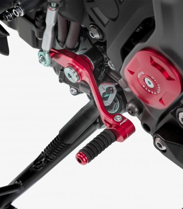 Puig Brake Lever 22215R for Yamaha MT-09 / SP / Y-AMT (24-25) in Red