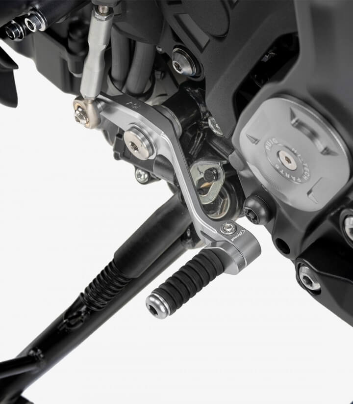 Palanca Freno Puig 22215P para Yamaha MT-09 / SP / Y-AMT (24-25) color Plata