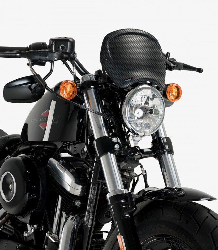 ABS Front Plate Puig 20399C Harley Davidson Sportster Forty-eight XL1200X (15-20)
