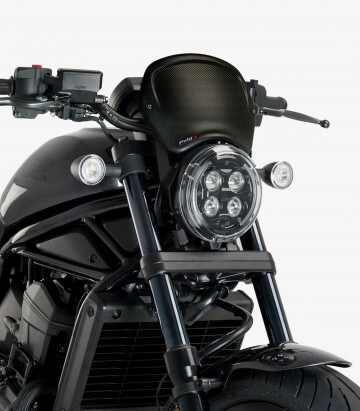 Placa frontal de ABS Puig 20821C Honda CMX 1100 Rebel (21-25)