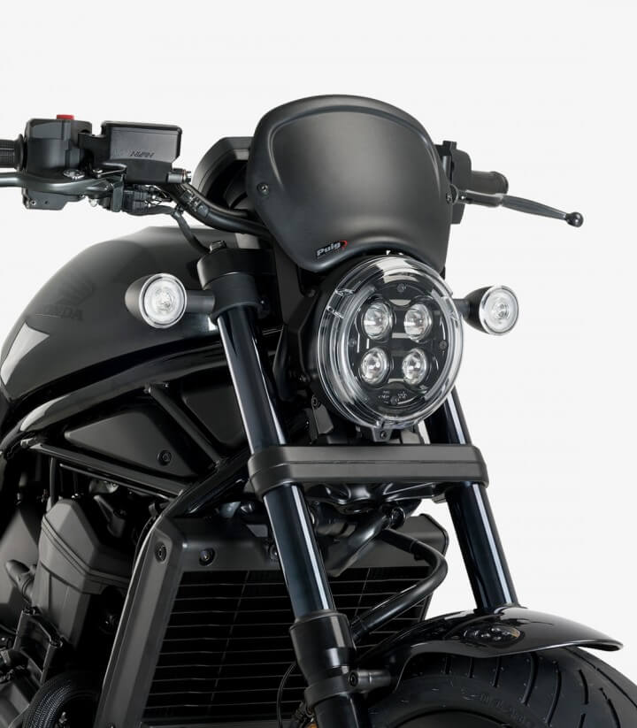 Frontplatte aus ABS Puig 20821J Honda CMX 1100 Rebel (21-26) Mattschwarz