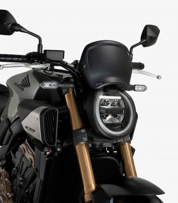 ABS Front Plate Puig 22138J Honda CB650R Neo Sports Cafe (24-25) Matte Black
