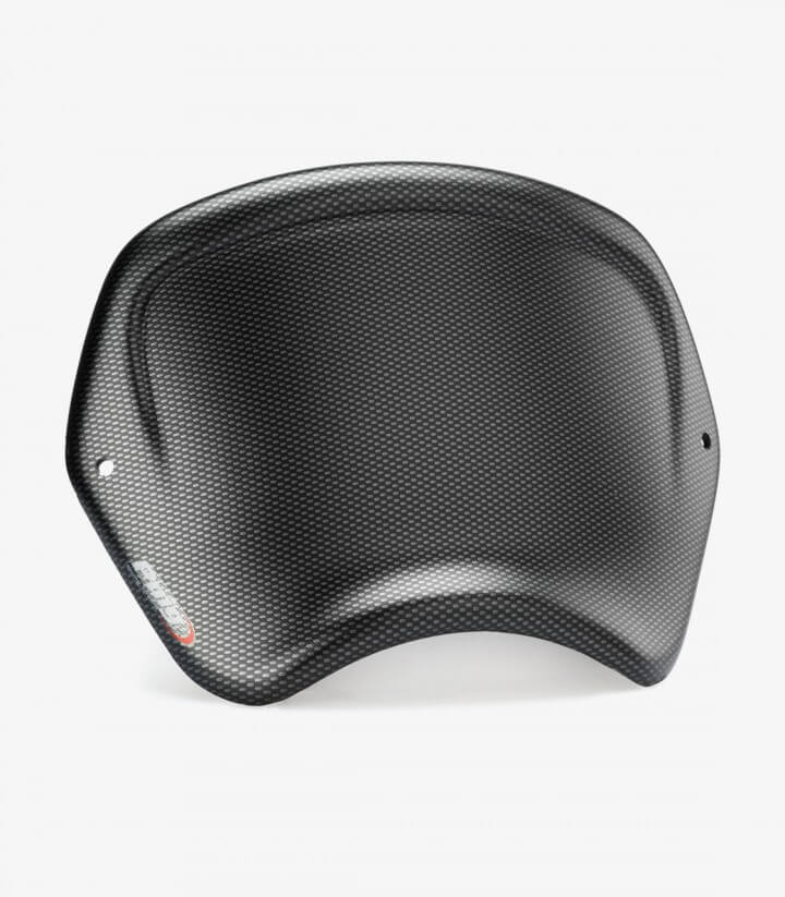 Frontplatte aus ABS Puig 22223C Triumph Scrambler 1200X (24-25) Carbon-Optik