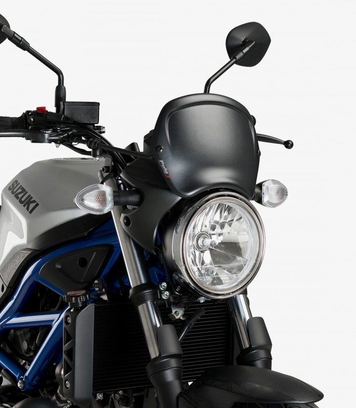 ABS Front Plate Puig 3590C Universal with fork mounting