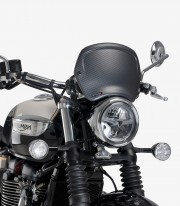 ABS Front Plate Puig 3590C Universal with fork mounting