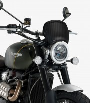 ABS Front Plate Puig 3590C Universal with fork mounting