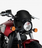ABS Front Plate Puig 3590C Universal with fork mounting