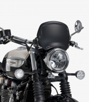 ABS Front Plate Puig 3590J Universal with fork mounting