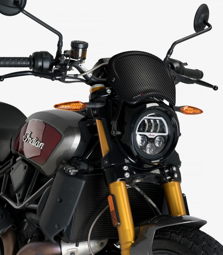 ABS Front Plate Puig 3591C Universal with headlight bracket mounting