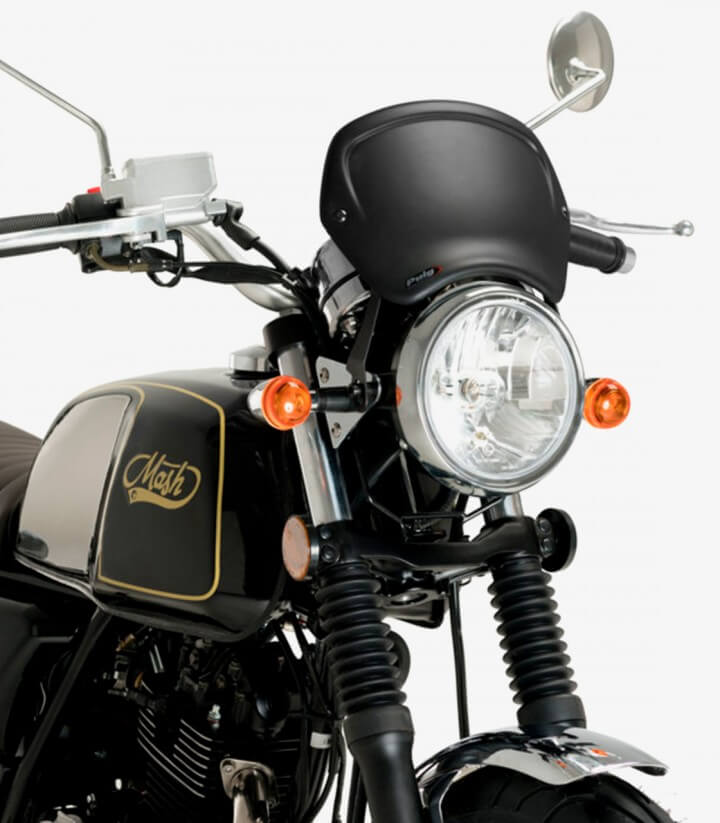 ABS Front Plate Puig 3591J Universal with headlight bracket mounting