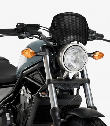Frontplatte aus ABS Puig 3702C Honda CMX 500 Rebel (17-24) Carbon-Optik