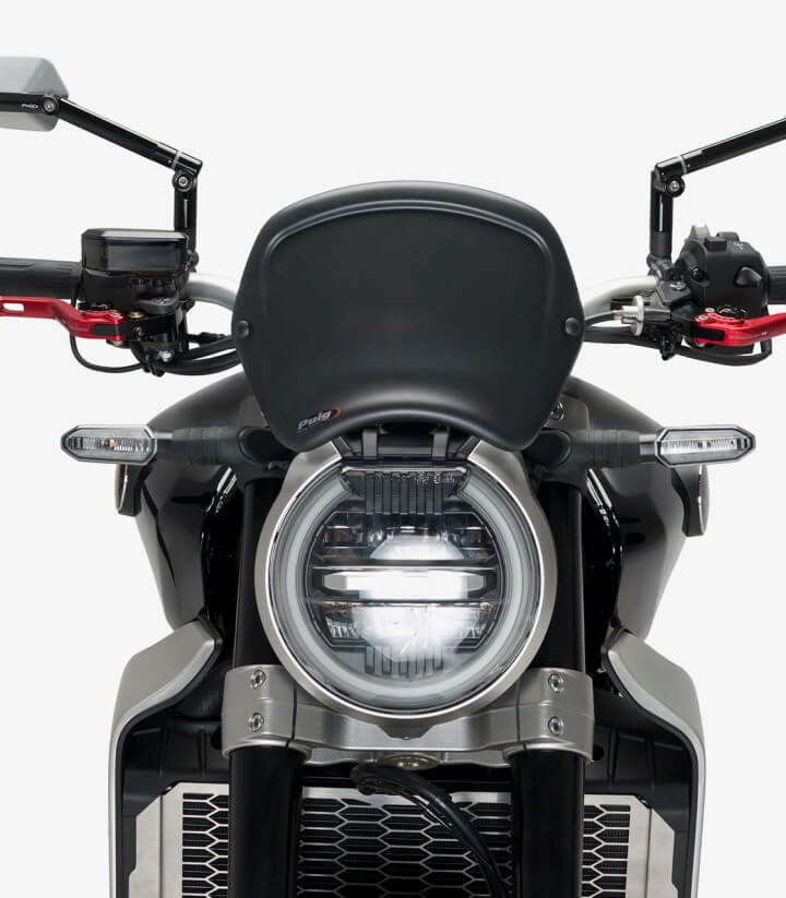 Frontplatte aus ABS Puig 9768J Honda CB1000R/650R Neo Sports Cafe (18-23) Mattschwarz