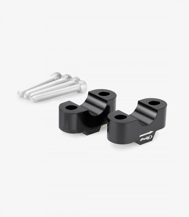 Puig Lenkerböcke 21809N für BMW F750GS (18-24), F800GS (24-26) in Schwarz
