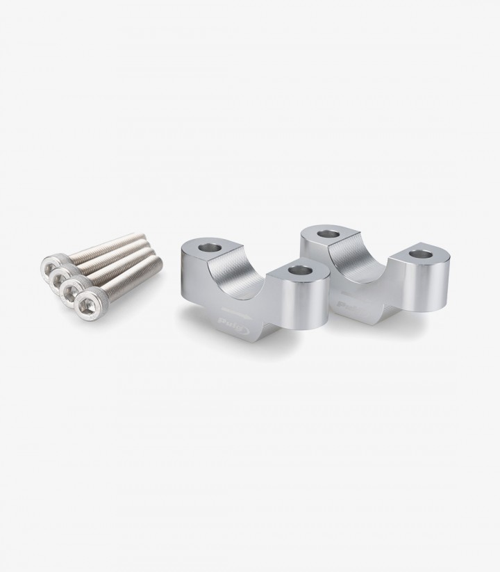 Puig Risers 21486P for BMW M1000 XR (24-25), S1000 XR (20-25) in Silver