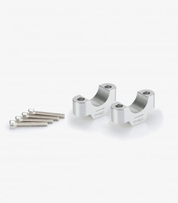 Puig Lenkerböcke 20308P für BMW R1200GS (13-18), R1250GS (18-24), UNIVERSAL UNIVERSAL in Silber