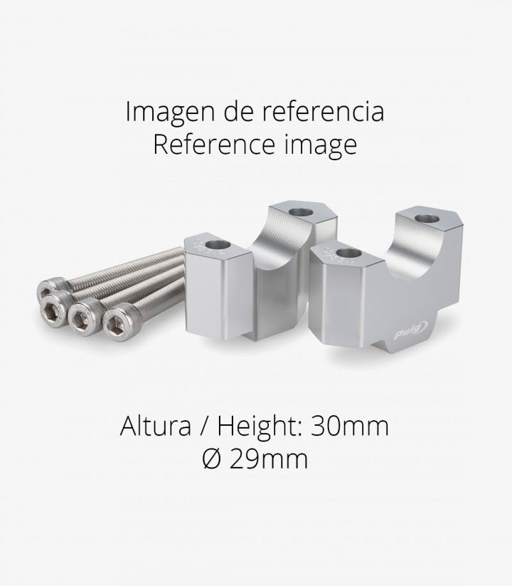 Puig Risers 3741P Universal in Silver