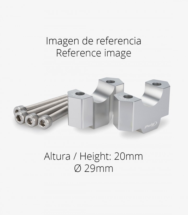 Puig Risers 3740P Universal in Silver