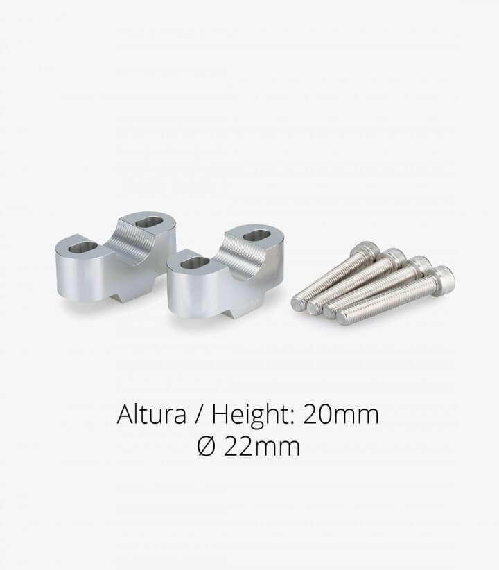 Torretas Puig 3671P Universales en Plateado