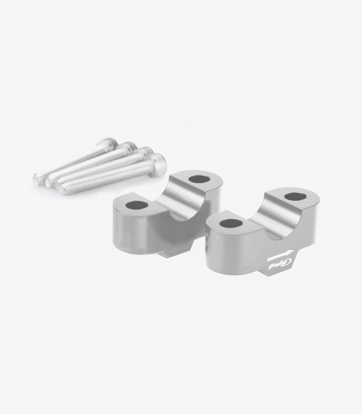 Puig Lenkerböcke 21809P für BMW F750GS (18-24), F800GS (24-26) in Silber