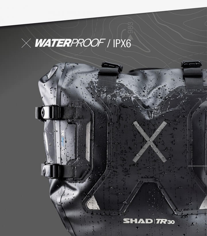 Satteltaschen Wasserdichte Terra TR30 30 L SHAD X0TR30