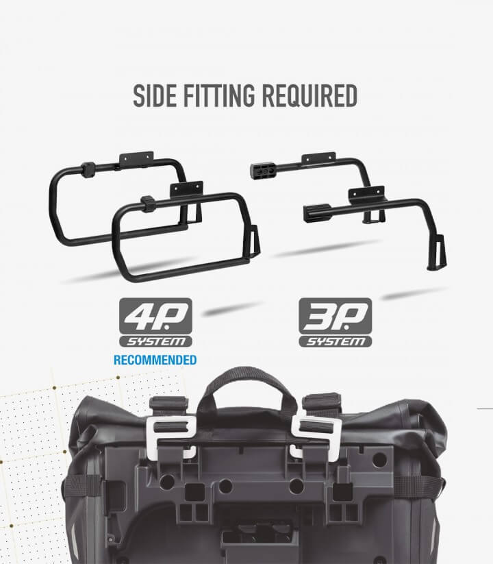 Satteltaschen Wasserdichte Terra TR30 30 L SHAD X0TR30