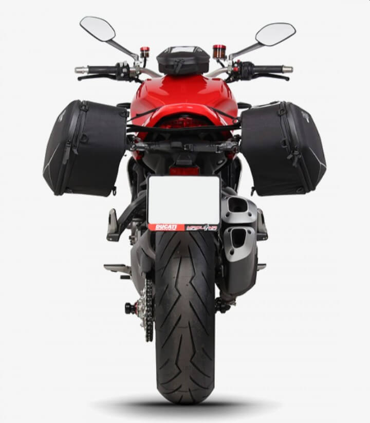 Soporte SE D0MN17SE Bolsas Laterales SHAD Ducati Monster 797/1200 (16-24), Monster 821 (17-24), Super Sport 937 (16-19)