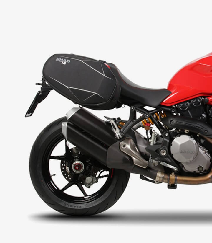 SHAD SE Seitentaschen-Träger D0MN17SE für Ducati Monster 1200/797/821 (16-24), Super Sport 937 (16-19)