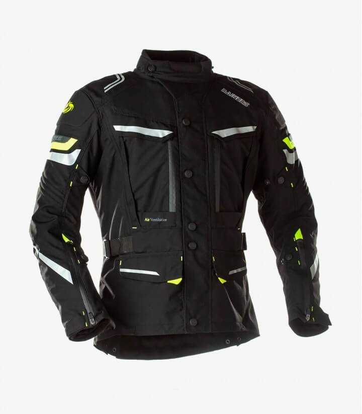 Tanger black & fluor unisex Winter motorcycle Jacket by Rainers Tanger F