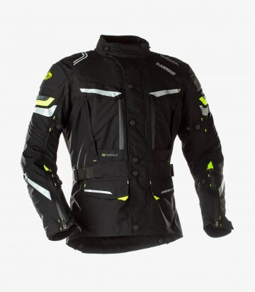 Tanger black & fluor unisex Winter motorcycle Jacket by Rainers
