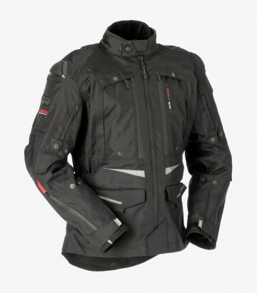 Arrow black unisex Winter motorcycle Jacket by Rainers