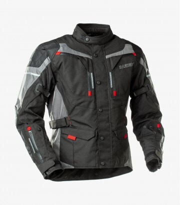 Chaqueta de Invierno unisex Rainers Duna negro y rojo DUNAN