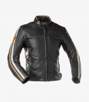 Jaguar black, white & brown for men Winter motorcycle Jacket by Rainers Jaguar
