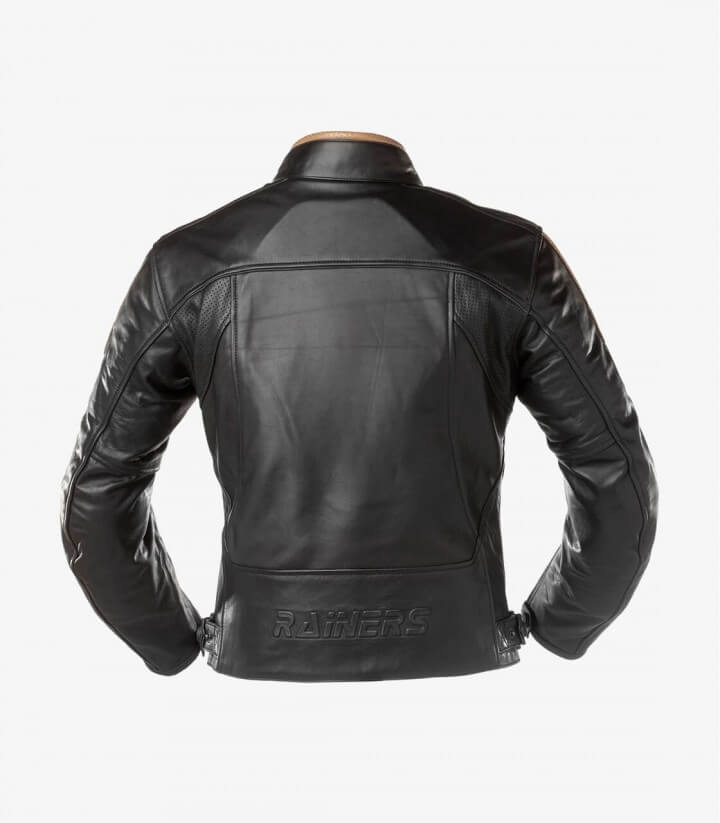 Chaqueta de Invierno para hombre Rainers Jaguar negro, blanco y marrón JAGUARN