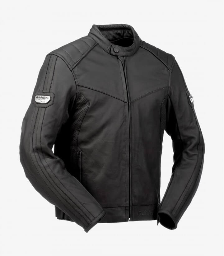 Lemans black for men Winter motorcycle Jacket by Rainers Lemans N