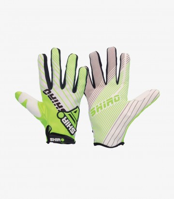 Shiro MX-11 Yellow Fluor Motocross & Enduro Gloves