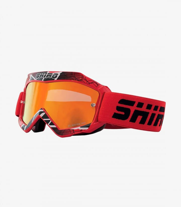 Shiro MX-904 Kids Red Motocross & Enduro Goggles