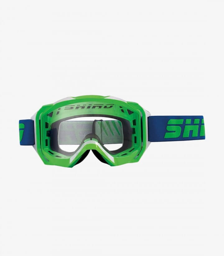 Gafas Verdes de Motocross y Enduro Shiro MX-903 PRO