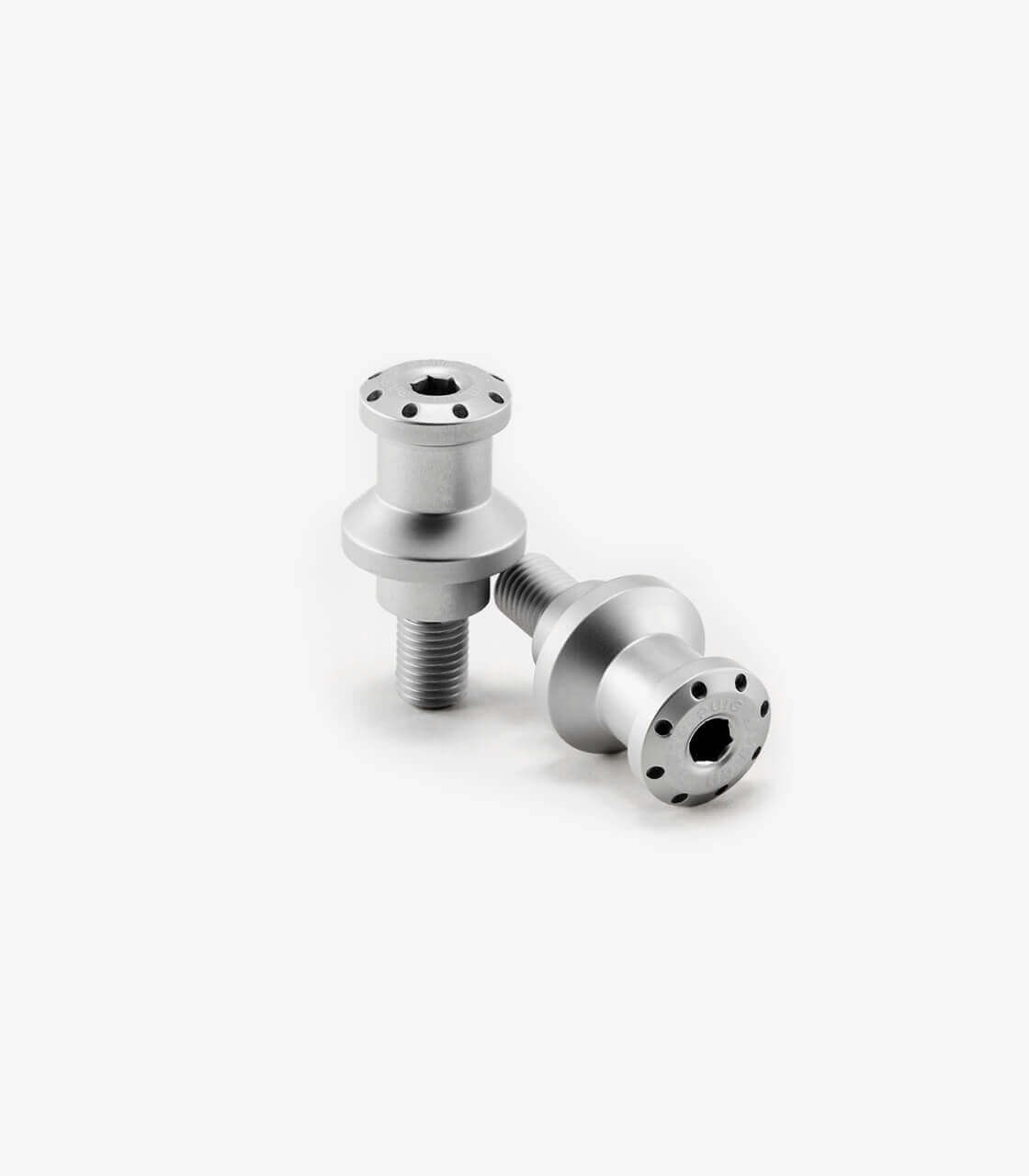 Puig 5924P Silver Hi-Tech Spool Pair