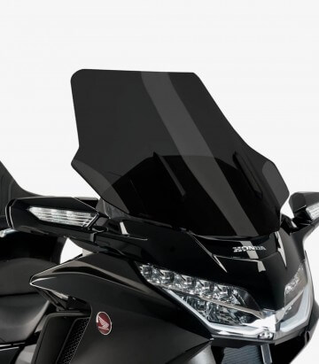 Honda GL1800 Gold Wing (2018 - 2021) Puig Touring Dark smoked Windshield 3160F