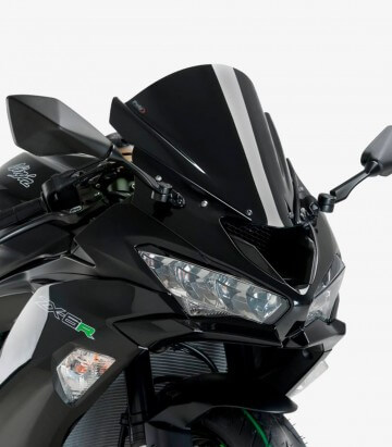 Kawasaki ZX-10R (2008 - 2010), ZX-6R Ninja (2009 - 2023) Puig Z-Racing Black Windshield 3177N