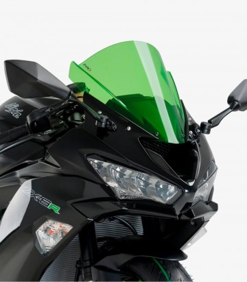 Kawasaki ZX-10R (2008 - 2010), ZX-6R Ninja (2009 - 2023) Puig Z-Racing Green Windshield 3177V