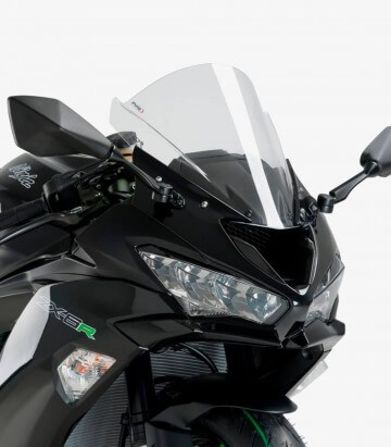 Kawasaki ZX-6R 636 2019 Puig Racing Transparent Windshield 3177W