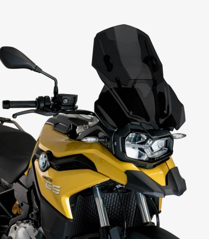Puig Dark Smoke Touring Screen Windshield For BMW R1250 GS & Adventure (2018-2024)
